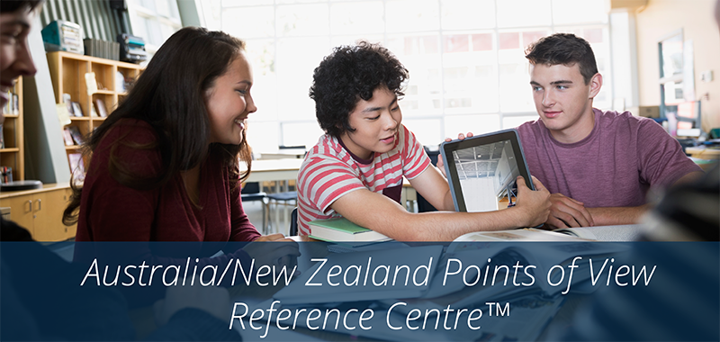 Australia & New Zealand Points of View Reference Center 